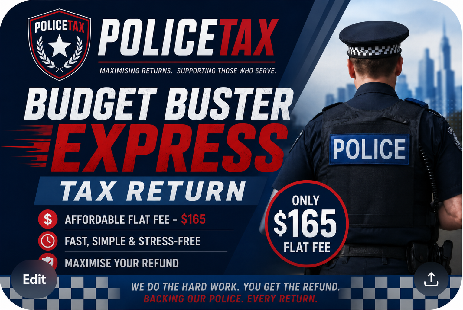 PoliceTax Budget Buster Express